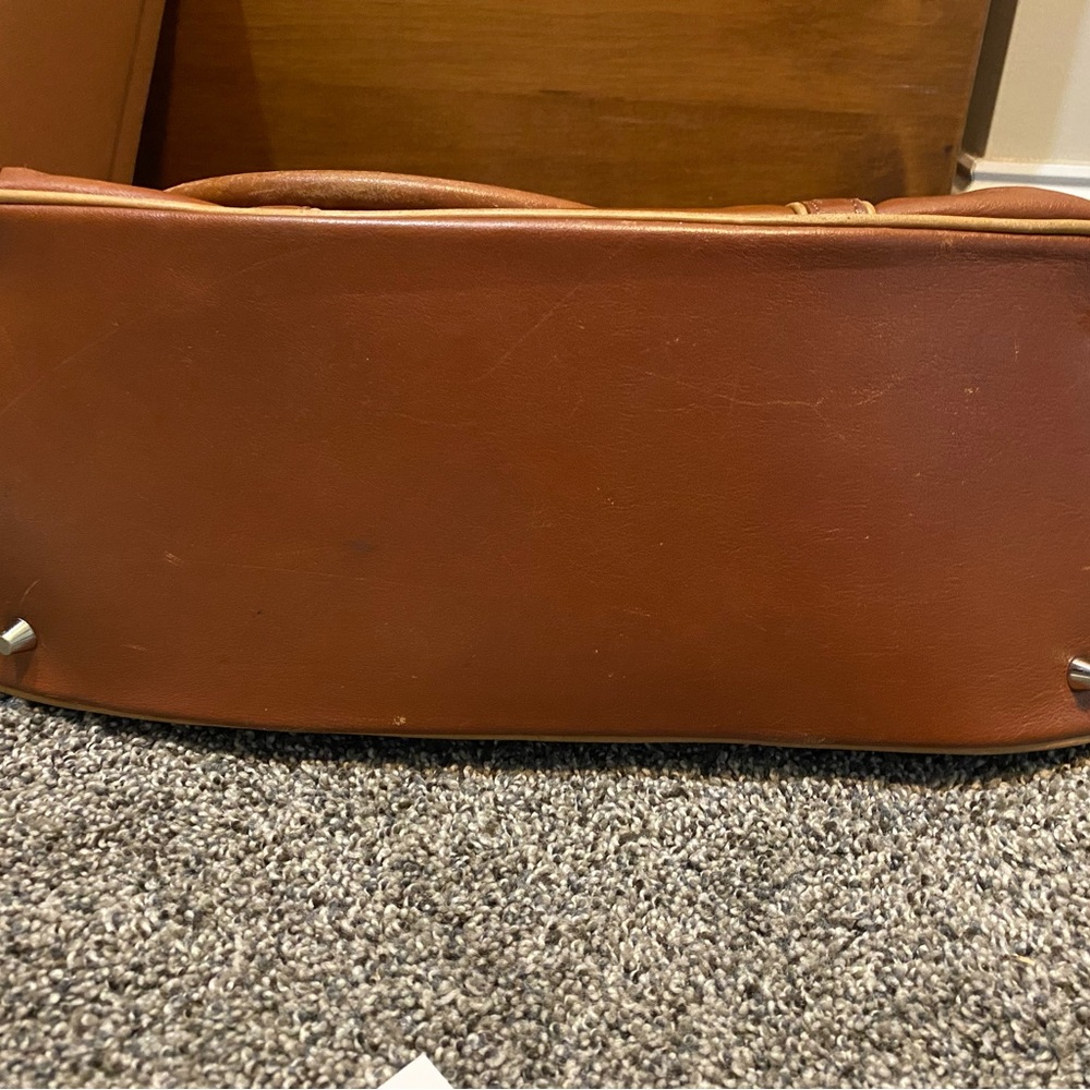 Large leather Coach bag - Picture 3 of 5